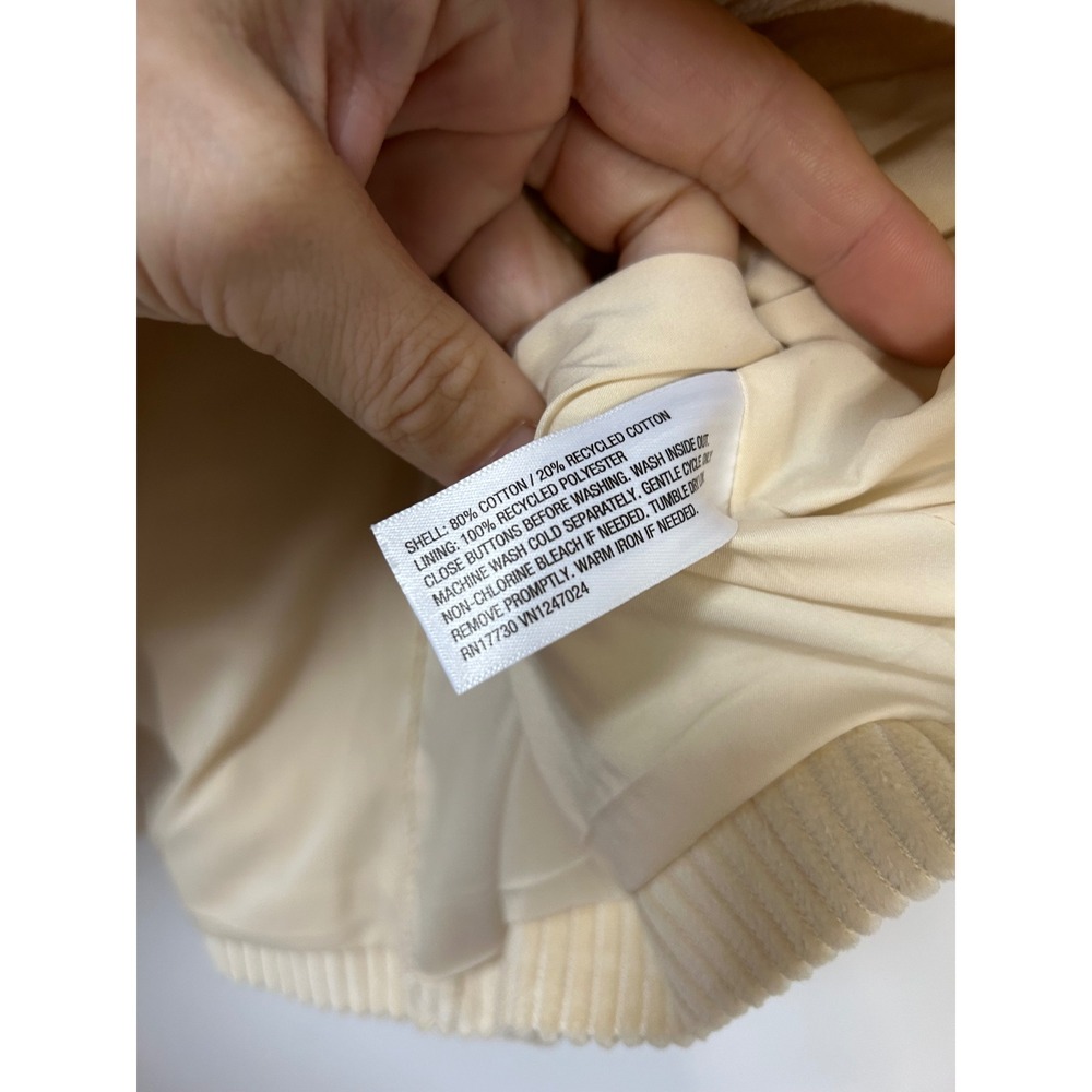 NWT Rowing Blazers Target Corduroy‎ Double Breasted Blazer Cream Gold Buttons XS - Picture 4 of 11